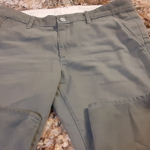 SALE Anthro AG Ex-Boyfriend Khaki Crop Pant Olive